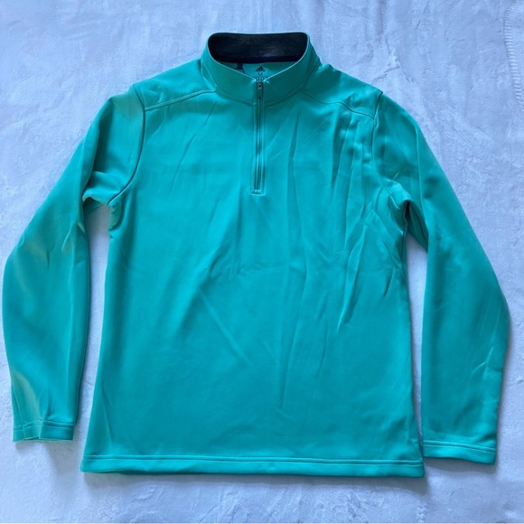 Mens Adidas Quarter Zip Golf Pullover Med New - Picture 1 of 10